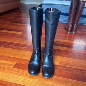 Frye Women Melissa Stud Back Zip Boot Size 7.5B Black